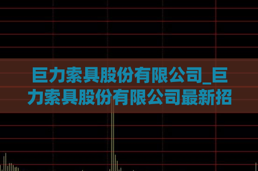 巨力索具股份有限公司_巨力索具股份有限公司最新招聘  第1张