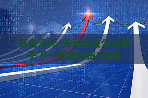 基金天元-天元基金公司拟于下一年度投资5亿元  第1张