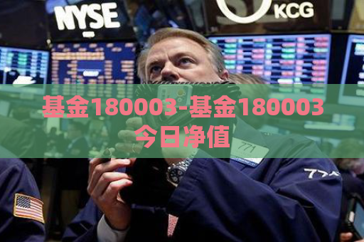 基金180003-基金180003今日净值  第1张