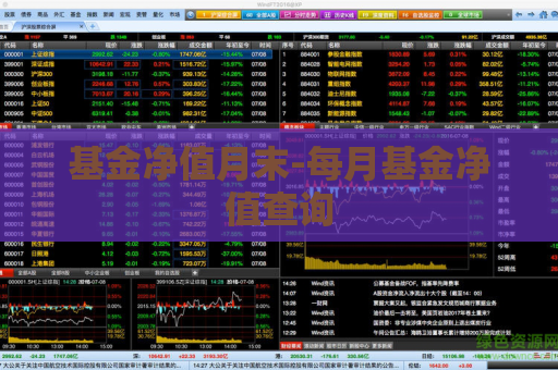 基金净值月末-每月基金净值查询  第1张