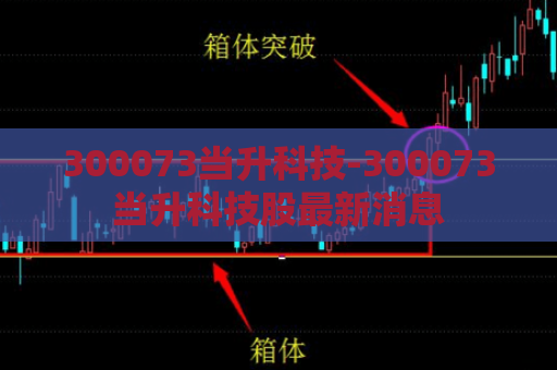 300073当升科技-300073当升科技股最新消息  第1张