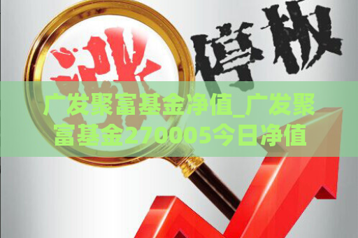 广发聚富基金净值_广发聚富基金270005今日净值  第1张