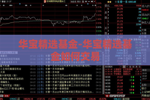 华宝精选基金-华宝精选基金如何交易