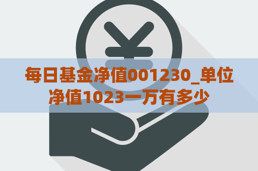 每日基金净值001230_单位净值1023一万有多少