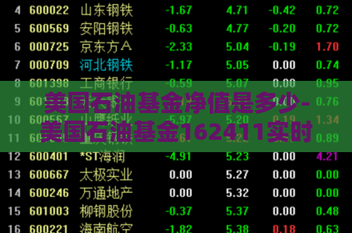 美国石油基金净值是多少-美国石油基金162411实时  第1张