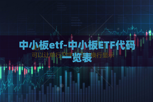 中小板etf-中小板ETF代码一览表  第1张