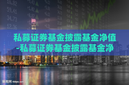 私募证券基金披露基金净值-私募证券基金披露基金净值是什么  第1张