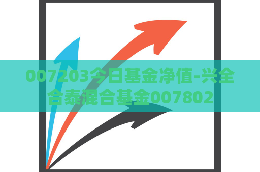 007203今日基金净值-兴全合泰混合基金007802  第1张