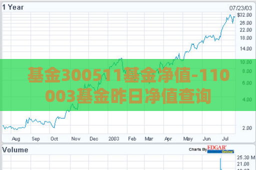 基金300511基金净值-110003基金昨日净值查询  第1张