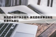 禽流感疫苗打多少毫升-禽流感疫苗要注射在家禽什么部位