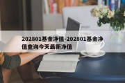 202801基金净值-202801基金净值查询今天最新净值