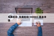 东吴轮动_东吴轮动 580003 基金净值