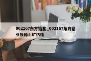 002167东方锆业_002167东方锆业股稀土矿估值