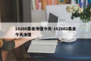 16260基金净值今天-162602基金今天净值