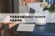 今天基金净值590003-501085今天基金净值