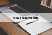 603223-603223恒通股份