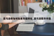 亚马逊新加坡股票市值排名_亚马逊股市市值