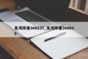 先河环保300137_先河环保300039