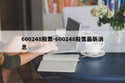 600248股票-600248股票最新消息