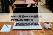 600480股票-600480股票2023年9月22日收盘价格