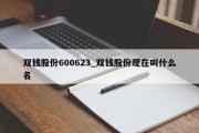 双钱股份600623_双钱股份现在叫什么名