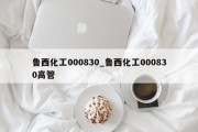 鲁西化工000830_鲁西化工000830高管