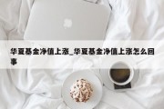 华夏基金净值上涨_华夏基金净值上涨怎么回事