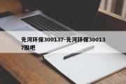 先河环保300137-先河环保300137股吧