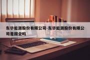 东华能源股份有限公司-东华能源股份有限公司是国企吗