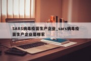 SARS病毒疫苗生产企业_sars病毒疫苗生产企业是哪家