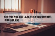 基金净值差异原因-基金净值差额就是收益吗 有其他费用吗