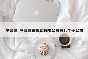 中交建_中交建设集团有限公司有几个子公司