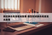 新冠肺炎疫苗相关股票-新型冠状肺炎疫苗龙头股票